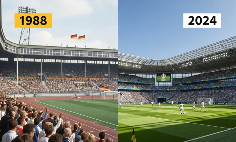 EM Geschichte Deutschland 1988 und 2024 als Gastgeber