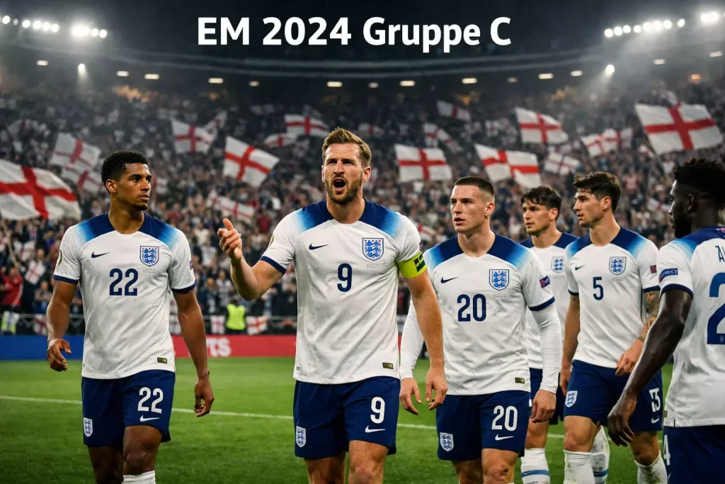 EM 2024 Gruppe C mit England als Vize-Europameister