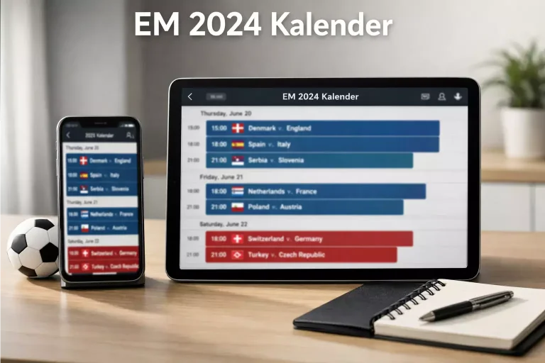 EM 2024 Kalender Import für Google, Apple und Outlook