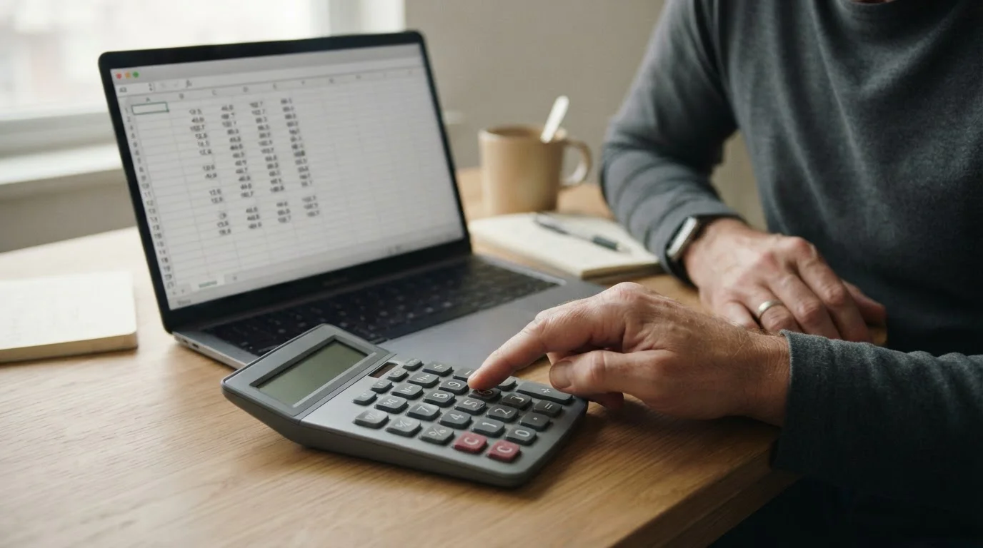Taschenrechner und Tabelle mit Break-Even-Berechnungen für Lucky 63 Wetten