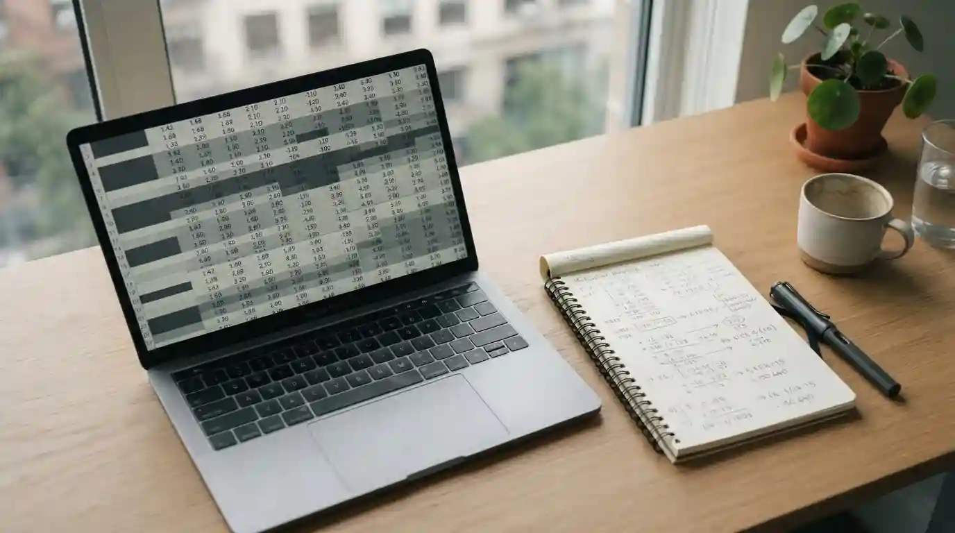 Analytische Darstellung von Sportwetten-Quoten und Margen auf neutralem Bildschirm