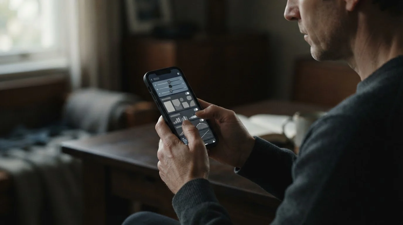 Einstellung von Einzahlungslimits auf einem Smartphone zur Kontrolle des Spielverhaltens