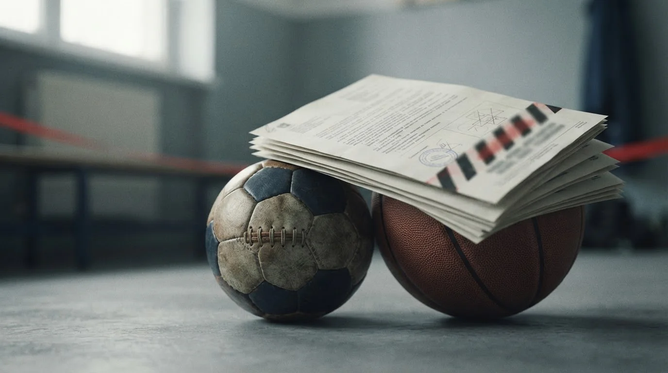 Symbolische Darstellung von Sportarten, auf die Wetten in Deutschland untersagt sind