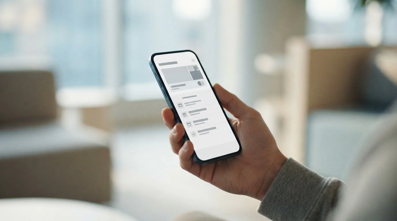 Digitale Zahlungsoptionen auf Smartphone-Bildschirm